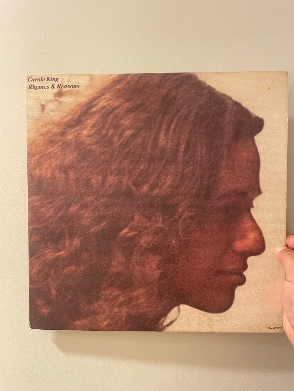 Carole King - Rhymes & Reasons LP vintage vinyl record pop
